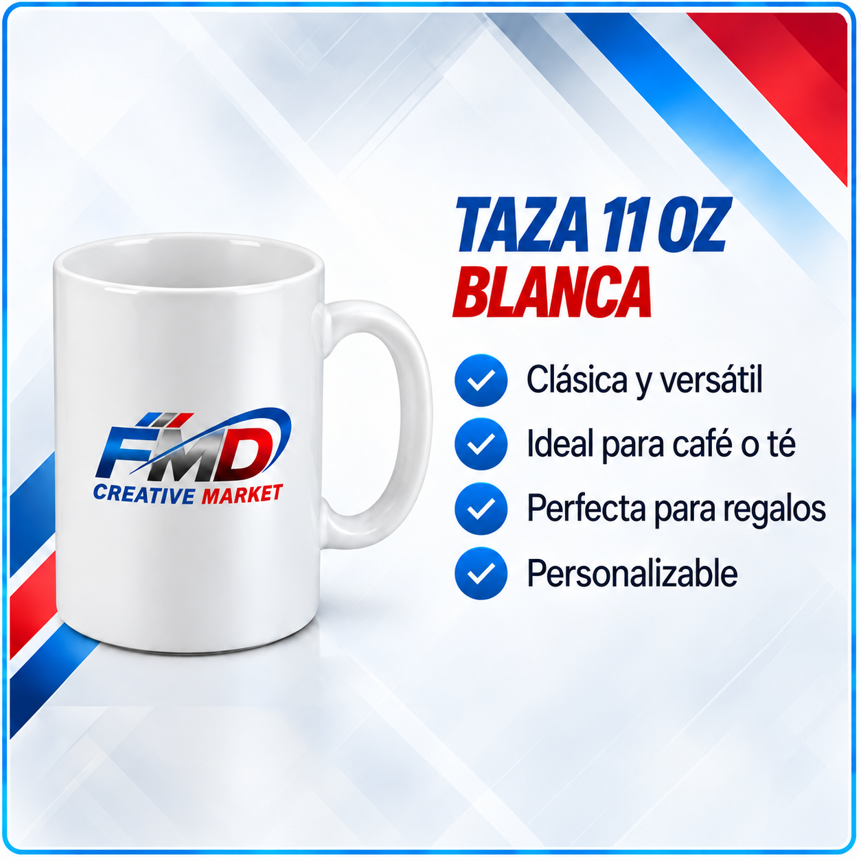 Taza11oz blanca